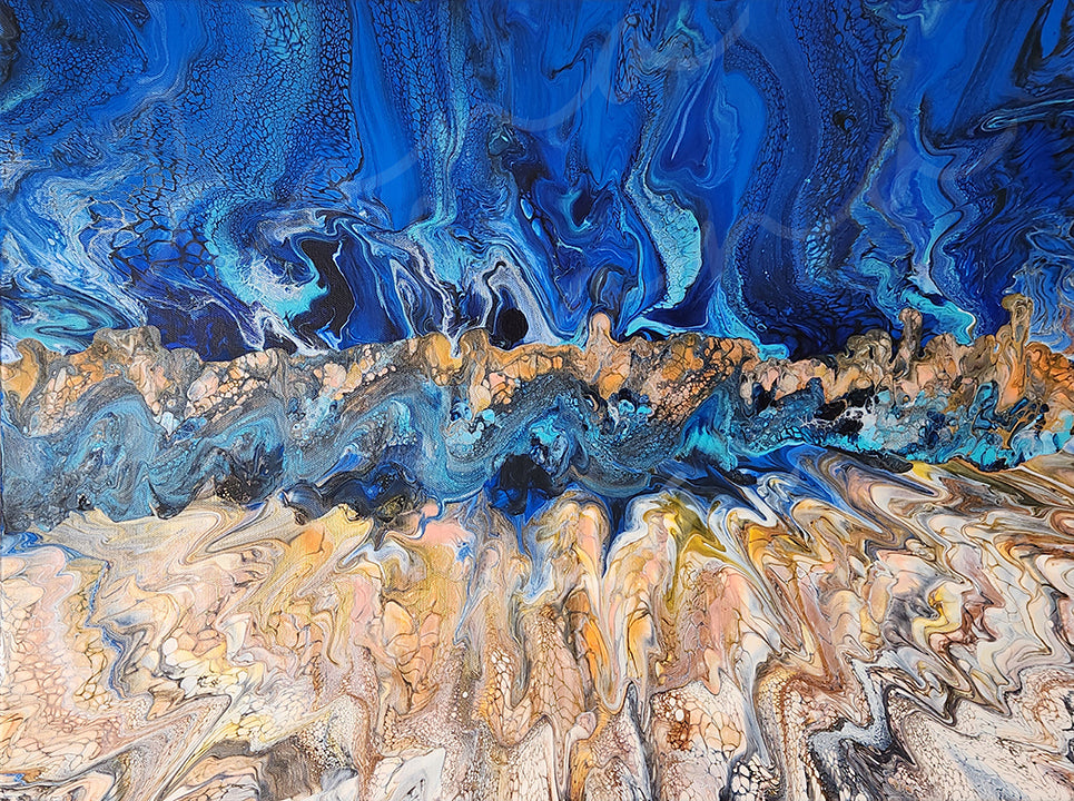 "Whisper of Tides" Canvas Print