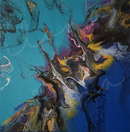 Original Abstract Acrylic Painting 010-25