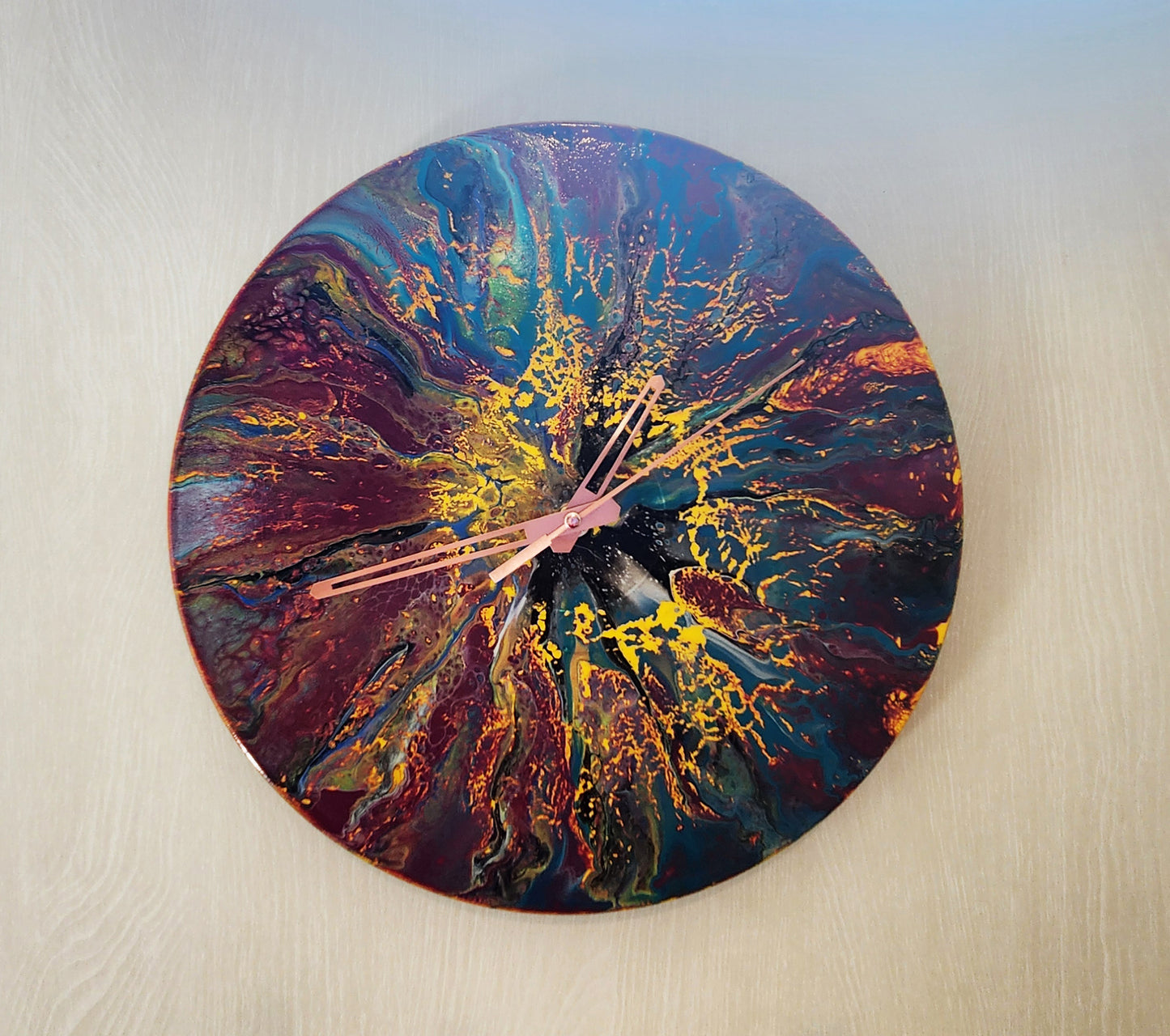 Abstract LP Clock – Reimagined Vinyl Art