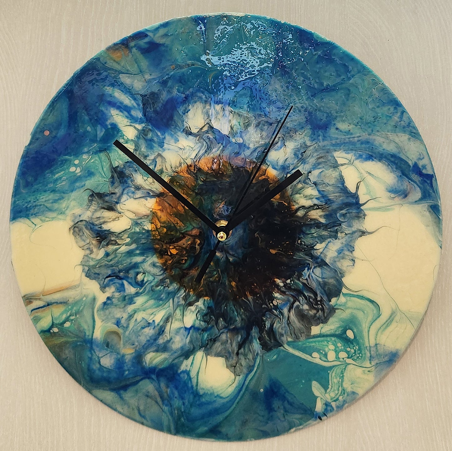 Abstract LP Clock – Reimagined Vinyl Art BL002