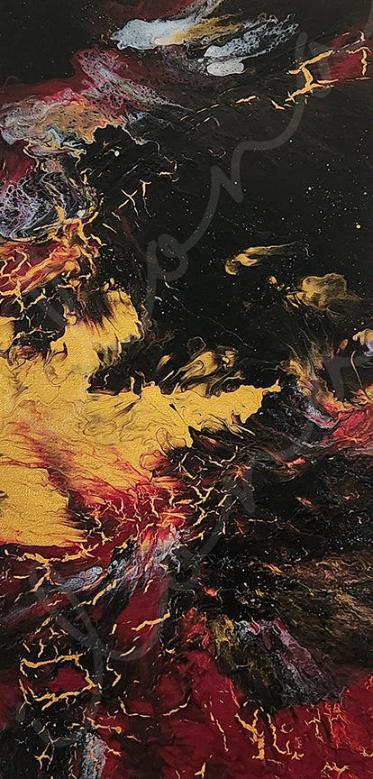 Original Abstract Acrylic Painting 002-25