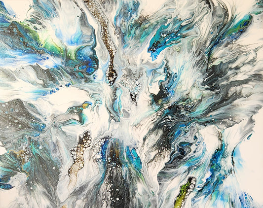 Original Abstract Acrylic Painting - 030-25