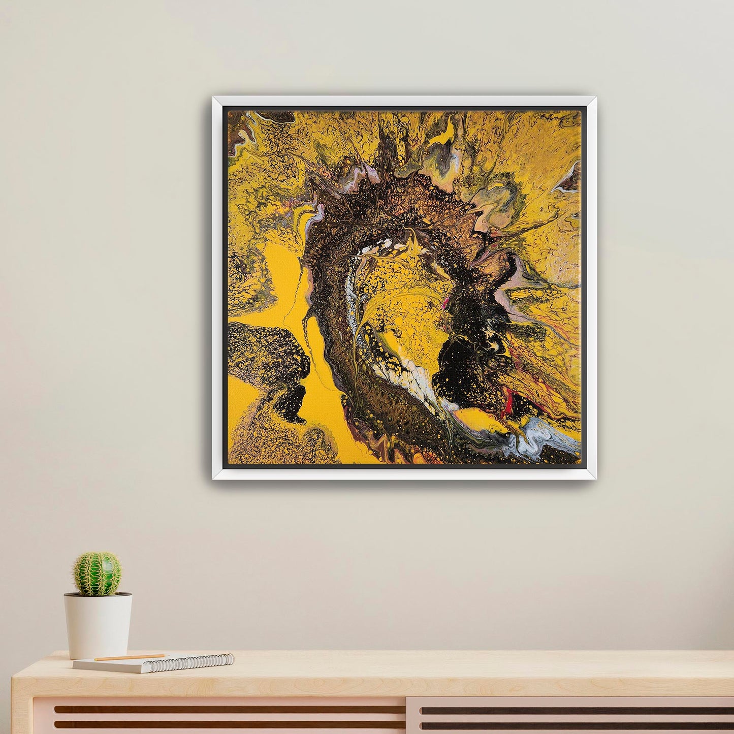"Hiding" Canvas Print