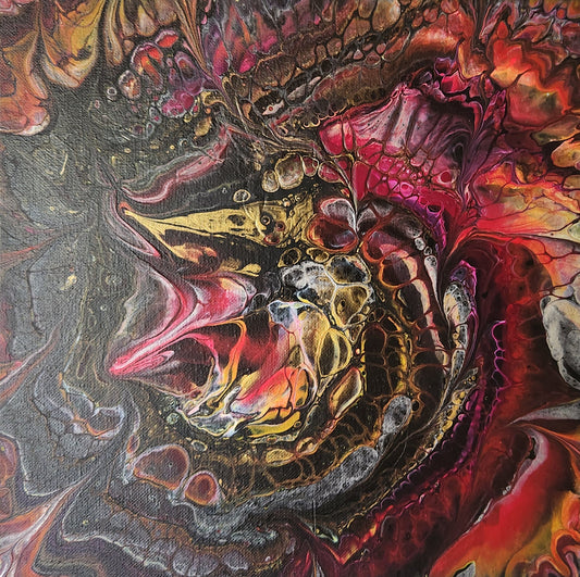Marlin - Original Abstract Acrylic Painting