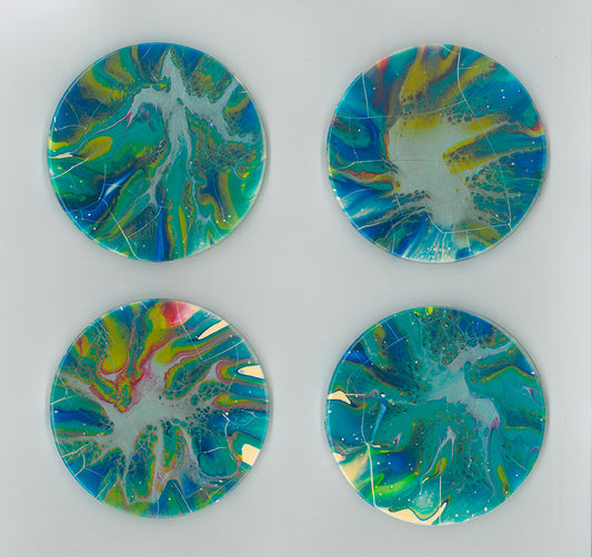 Coasters - Coastal Teals 2