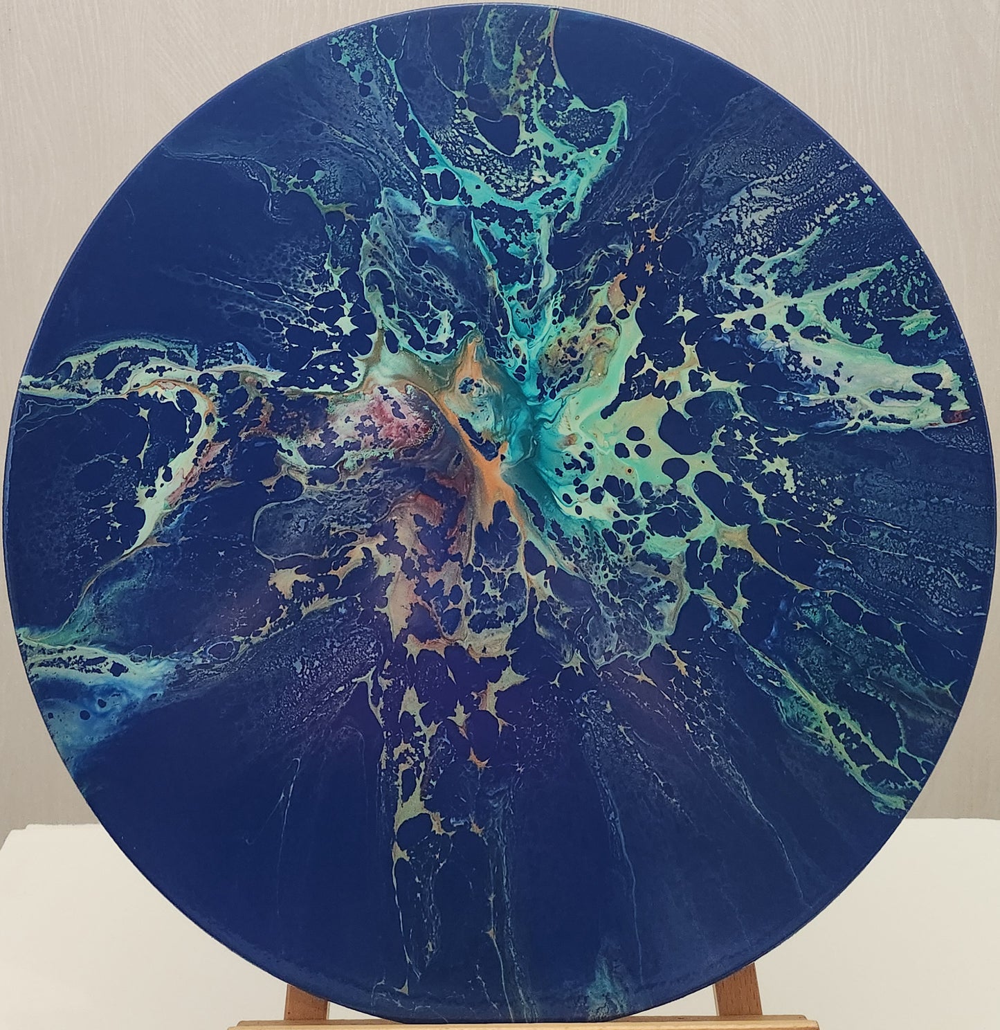 Abstract Lazy Susan – Blue Blast