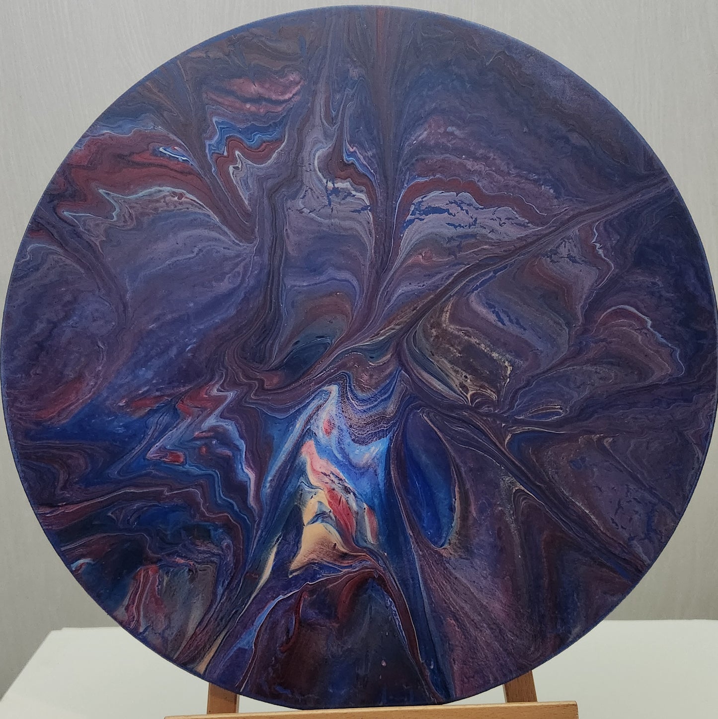 Abstract Lazy Susan – Purple Blast