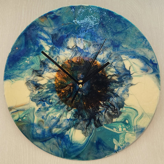 Abstract LP Clock – Reimagined Vinyl Art BL002