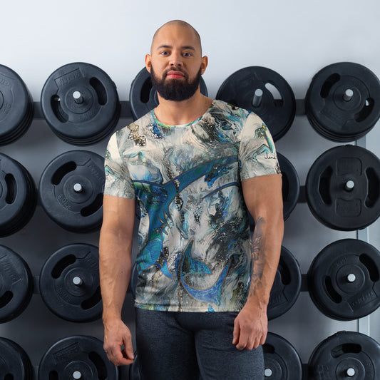 Sharkie - Men's athletic t-shirt